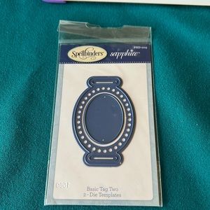 NWT Spellbinders Sapphire-Basic tag two PHD-009